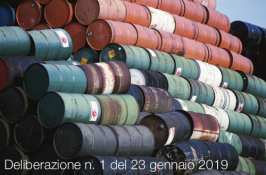 Deliberazione n. 1 del 23 gennaio 2019 Deliberazione n. 1 del 23 gennaio 2019