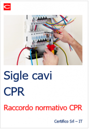 Sigle cavi CPR