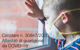 Circolare Ministero della Salute n. 30847 del 24 Settembre 2020