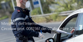 Circolare Min. Interno prot. 0082361 del 02 dicembre 2021