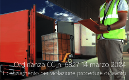 Ordinanza CC n. 6827 14 marzo 2024 Ordinanza CC n. 6827 14 marzo 2024