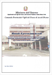 Manuale di prevenzione incendi - VVF Manuale di prevenzione incendi - VVF