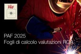 PAF 2025 - Fogli di calcolo per valutazioni ROA PAF 2025 - Fogli di calcolo per valutazioni ROA