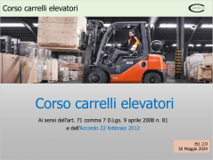 Il Conducente di Carrelli Elevatori