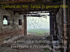 Comunicato Ministero della Sanità del 13 gennaio 1994 Comunicato Ministero della Sanità del 13 gennaio 1994