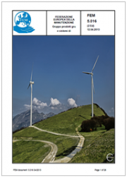 Linee guida sicurezza installazione trasporto turbine eoliche - FEM