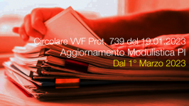 Circolare VVF Prot. 739 del 19.01.2023