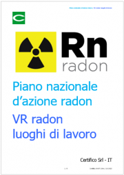 Piano nazionale d’azione radon Piano nazionale d’azione radon