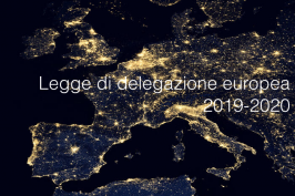Legge di delegazione europea 2019-2020 Legge di delegazione europea 2019-2020