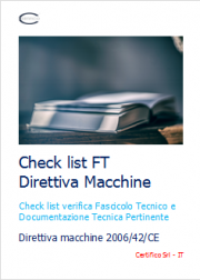 Check list FT Direttiva Macchine