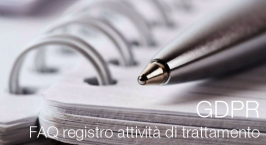 FAQ sul registro delle attività di trattamento GDPR