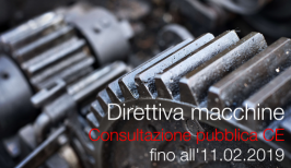 Direttiva Macchine Consultazione pubblica CE 