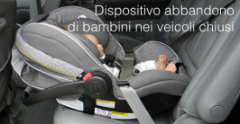 Dispositivo abbandono di bambini nei veicoli chiusi