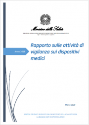 Rapporto attività di vigilanza sui dispositivi medici Ed. 2020