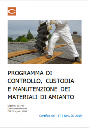 Programma di controllo e manutenzione amianto (MCA)