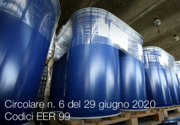 Circolare n. 6 del 29 giugno 2020 | Codici EER 99