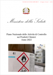 Piano nazionale attività di controllo sui prodotti chimici 2022 Piano nazionale attività di controllo sui prodotti chimici 2022