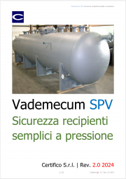 Vademecum SPV sicurezza recipienti semplici a pressione Vademecum SPV sicurezza recipienti semplici a pressione