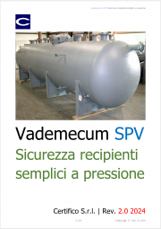 Vademecum  SPV sicurezza recipienti semplici a pressione 