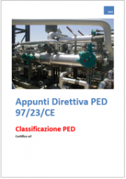 Appunti Direttiva PED 97/23/CE: Introduzione alla classificazione attrezzatura a pressione