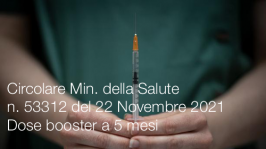 Circolare Ministero della Salute n. 53312 del 22 Novembre 2021