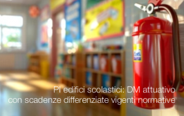 Prevenzione incendi edifici scolastici: DM attuativo con scadenze differenziate delle vigenti normative Prevenzione incendi edifici scolastici: DM attuativo con scadenze differenziate delle vigenti normative