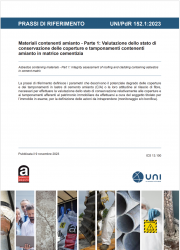 UNI/PdR 152.1:2023 | Valutazione stato di conservazione coperture cemento amianto (C/A) 