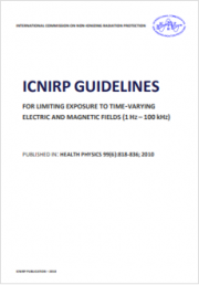 Guidelines exposure time-varying electric and magnetic fields (1Hz - 100 KHz) Guidelines exposure time-varying electric and magnetic fields (1Hz - 100 KHz)