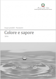 Parametri indicatori qualità nelle acque - Colore e sapore Parametri indicatori qualità nelle acque - Colore e sapore