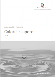 Parametri indicatori qualità nelle acque - Colore e sapore