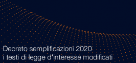 Decreto semplificazioni 2020: i testi di legge d'interesse modificati