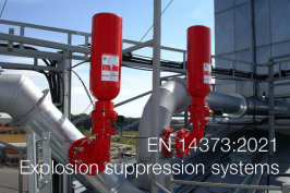 EN 14373:2021 - Explosion suppression systems