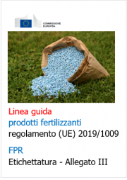 Linea guida etichettatura prodotti fertilizzanti regolamento (UE) 2019/1009 (FPR)