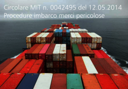 Circolare MIT n. 0042495 del 12.05.2014 Circolare MIT n. 0042495 del 12.05.2014