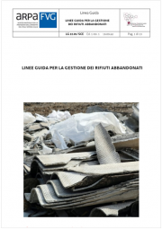 Linee guida per la gestione dei rifiuti abbandonati | ARPA FVG 09.2022