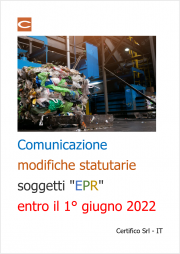 Comunicazione modifiche statutarie soggetti 