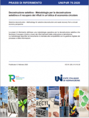 UNI/PdR 75:2020 | Economia circolare recupero rifiuti UNI/PdR 75:2020 | Economia circolare recupero rifiuti