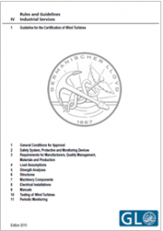 Guideline for the Certification of Wind Turbines - GL