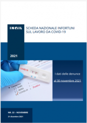 Covid-19 | Contagi sul lavoro denunciati all’INAIL: Schede regionali 30 Novembre 2021