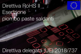 Direttiva delegata (UE) 2018/737 | Modifica All. III Direttiva RoHS II