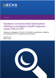 Guidance ECHA Annex VIII to CLP | Version 4.0 March 2021