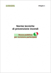 Bozza di revisione della RTO del Codice di prevenzione incendi 