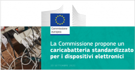 Caricabatteria standardizzato per i dispositivi elettronici Caricabatteria standardizzato per i dispositivi elettronici
