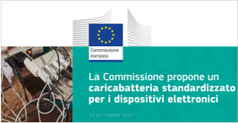 Caricabatteria standardizzato per i dispositivi elettronici