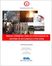 Rischi connessi con lo stoccaggio di sistemi di accumulo litio-ione Rischi connessi con lo stoccaggio di sistemi di accumulo litio-ione