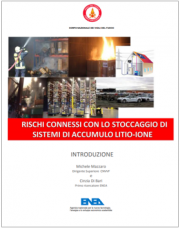 Rischi connessi con lo stoccaggio di sistemi di accumulo litio-ione