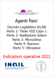 Indicazioni operative rischio agenti fisici ISS/INAIL 2021