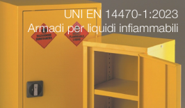 UNI EN 14470-1:2023 / Armadi di sicurezza per liquidi infiammabili UNI EN 14470-1:2023 / Armadi di sicurezza per liquidi infiammabili