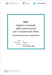 REcer: istruzioni per primo accesso e gestione utenti REcer: istruzioni per primo accesso e gestione utenti
