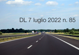 Decreto-Legge 7 luglio 2022 n. 85 Decreto-Legge 7 luglio 2022 n. 85